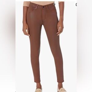 Joe’s Jeans The Charlie High Rise Skinny Ankle Pant Size 28 Terracotta Brown